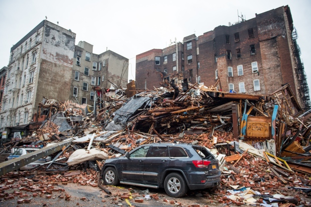 New York building collapse