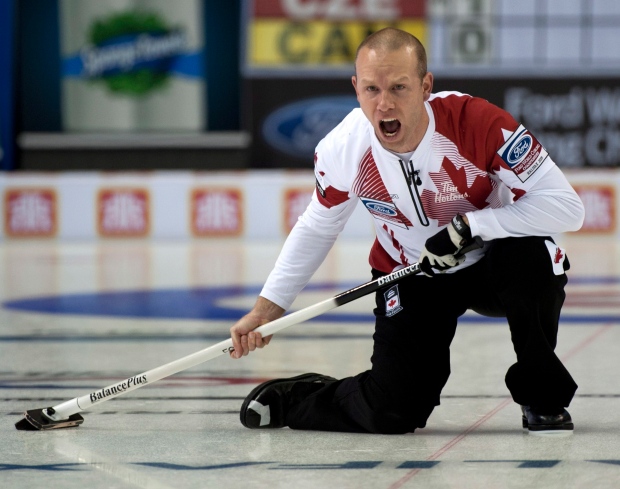 Canada curling skip Pat Simmons