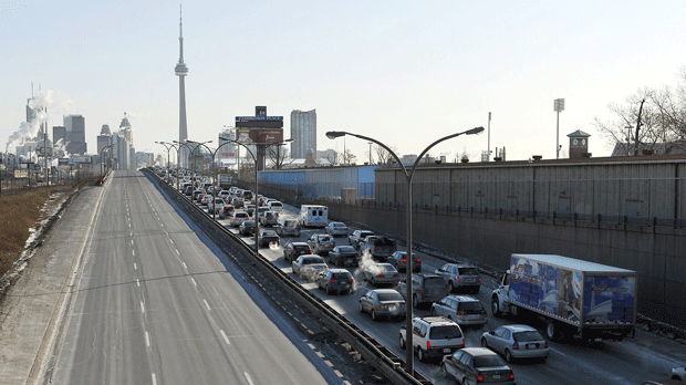 Three-year lane reductions on stretch of the Gardiner Expressway could start next month