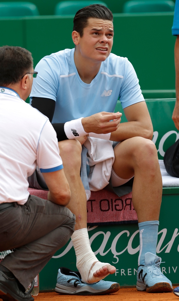 Tennis player Milos Raonic
