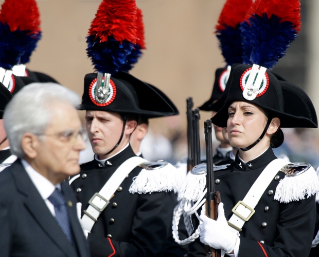 Italian President Sergio Mattarella