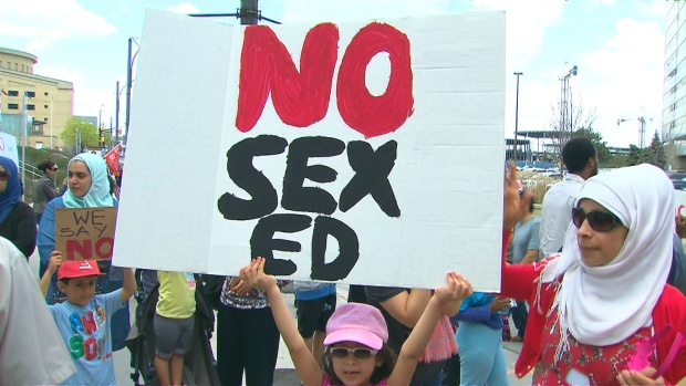 Sex ed protest