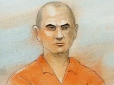Kyle Weese, 25, is seen in a court sketch on Wednesday, Oct. 29, 2008.