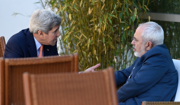 John Kerry and Iranian Foreign Minister