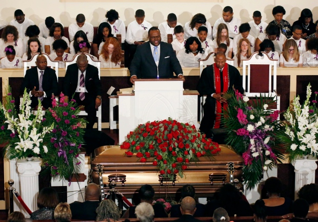 B.B. King, funeral 