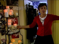 The Halloween candles have barely cooled as retailer Roberta Perrin starts lighting up those Christmas sales.