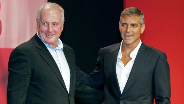 Jerry Weintraub and George Clooney