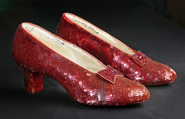 Judy Garland ruby red slippers