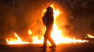 Greece anti-austerity riot