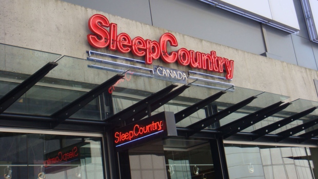 Sleep Country store sign 