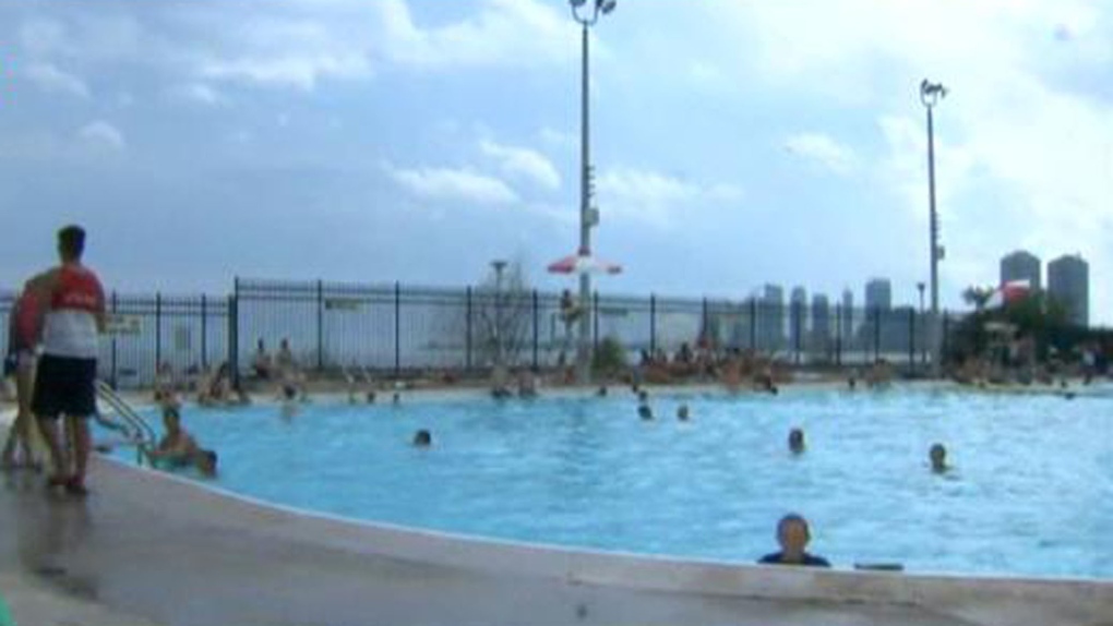 Toronto currently has 55 outdoor pools open for nighttime and weekend swimming.