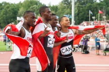 Canada men 4x100 relay Pan Am Games