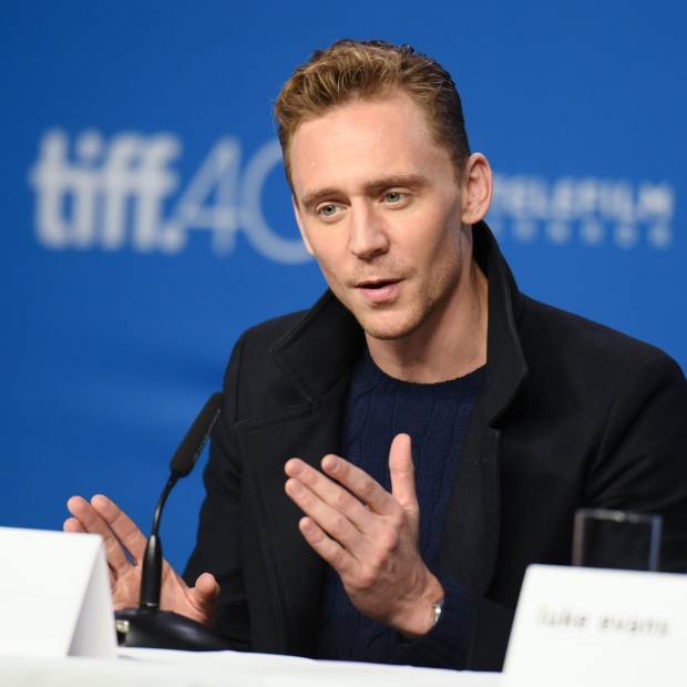 Actor Tom Hiddleston appears at the press conference for "High-Rise" on day 5 of the Toronto International Film Festival at the TIFF Bell Lightbox on Monday, Sept. 14, 2015, in Toronto. (Photo by Richard Shotwell/Invision/AP)