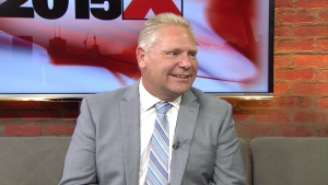 Doug Ford sits down with CP24's Stephen LeDrew a part of 2015 federal election coverage on Monday, Oct. 19, 2015. 