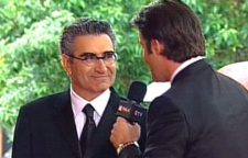 Eugene Levy chats with "eTalk" on the Red Carpet at the 2006 Canada's Walk of Fame event