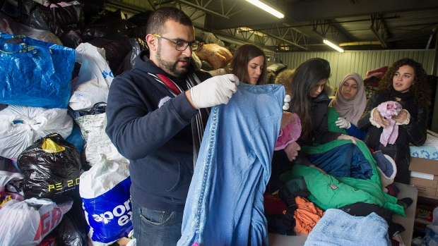 Syrian refugee clothing donations