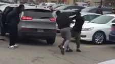 Boxing Day parking spot fight