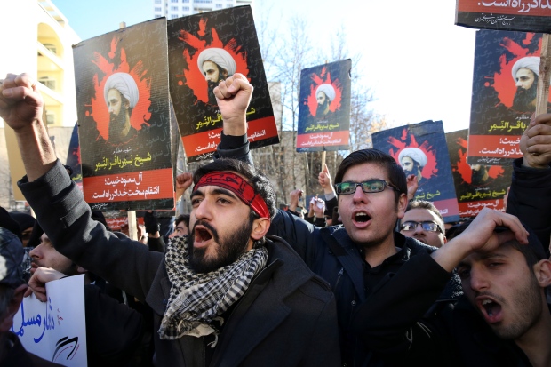 Iranian, demonstrators 