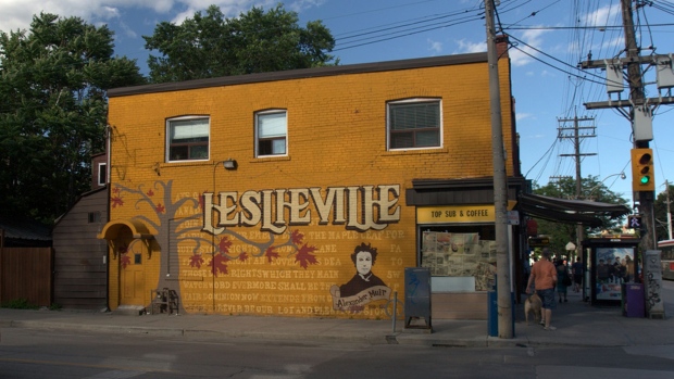 Leslieville mural