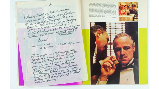 Mario Puzo, The Godfather, archive, 