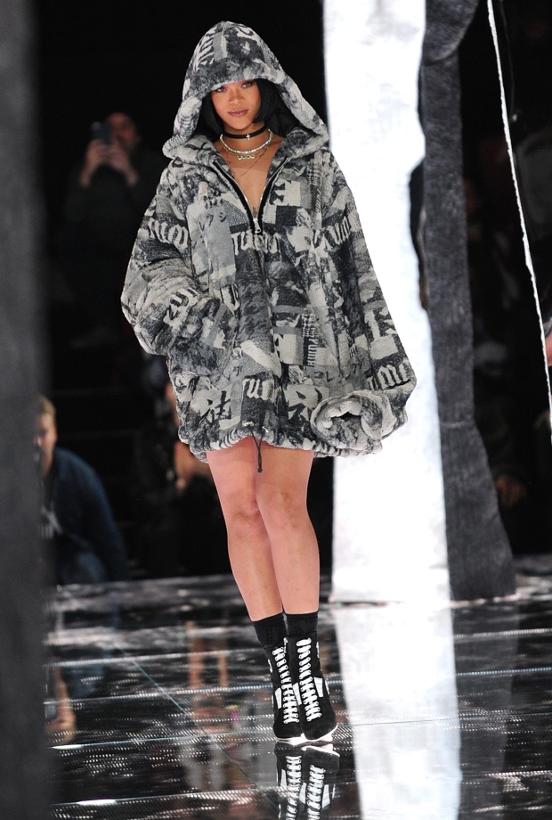 Rihanna hits runway during New York Fashion Week but this time, as