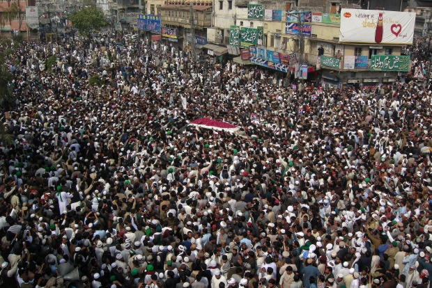 Mumtaz Qadri funeral 