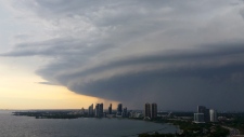 Toronto, thunderstorm