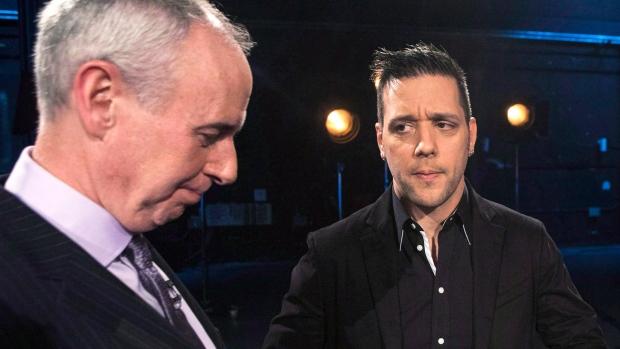 George Stroumboulopoulos and Ron MacLean