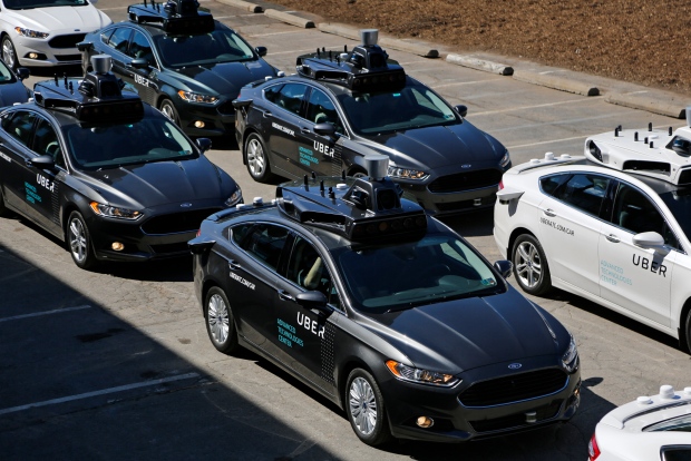 Uber driverless cars