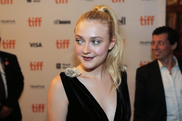 Dakota Fanning attends the “Brimstone” premiere on day 5 of the Toronto International Film Festival at the Elgin Theatre on Monday, Sept. 12, 2016, in Toronto. (Photo by Jesse Herzog/Invision/AP)