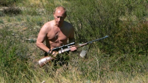 Putin shirtless