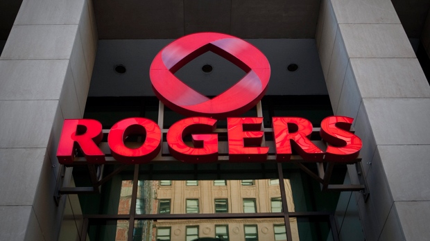 Rogers logo on an office building