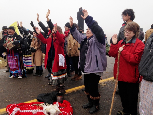 Dakota Access oil pipeline protest