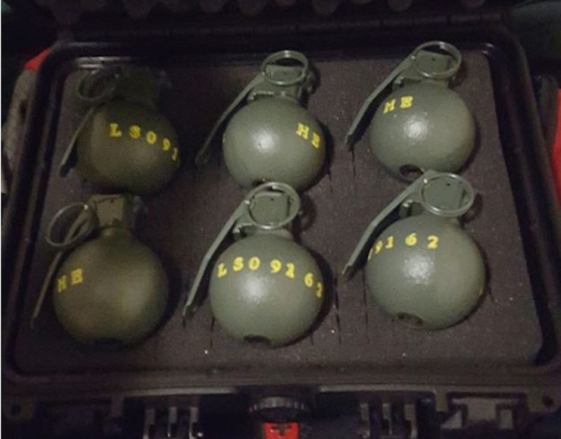 Dorset Park grenades 