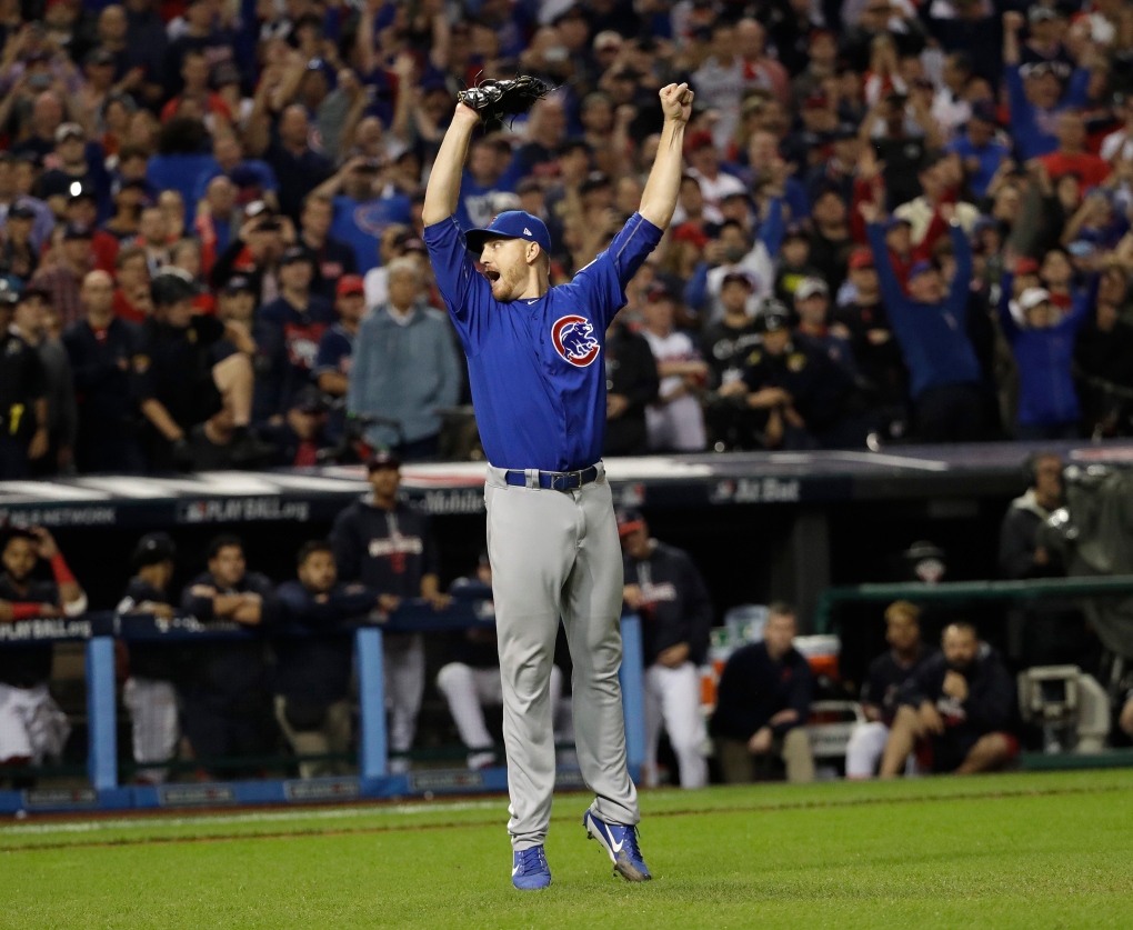 Anthony Rizzo Pockets Baseball, Ends Chicago Cubs World Series Drought 