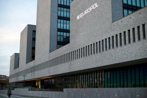 This is Friday, Jan. 16, 2015 file photo of the European police agency Europol in The Hague, Netherlands. (AP Photo/Peter Dejong, File)