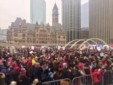 Nathan Phillips Square, Women's March