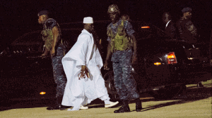 Gambia's defeated leader Yahya Jammeh