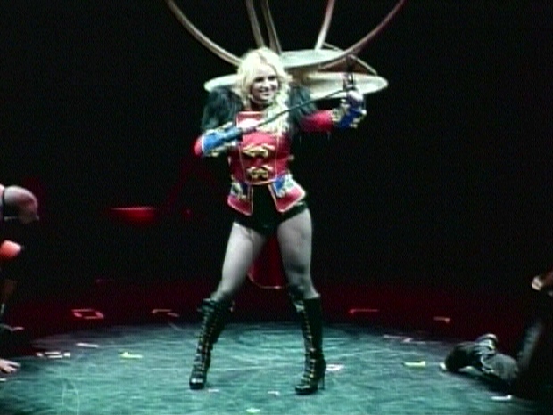 Britney Spears returns to the stage with the launch of her 'Circus' concert tour in New Orleans.
