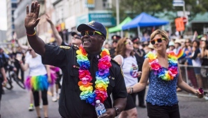Pride Parade, police, Saunders
