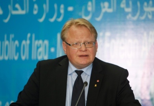 Defence Minister Peter Hultqvist, Sweden