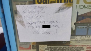 Scarborough racist poster