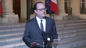 French President, Francois Hollande Paris shooting