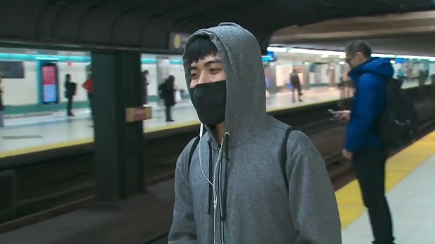 medical masks used on TTC to fight air pollution