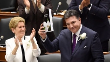 Charles Sousa and Kathleen Wynne