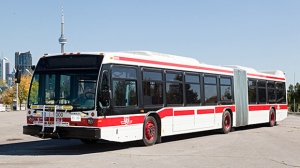 TTC articulated bus