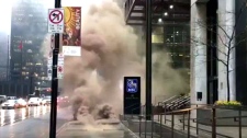 Downtown explosion