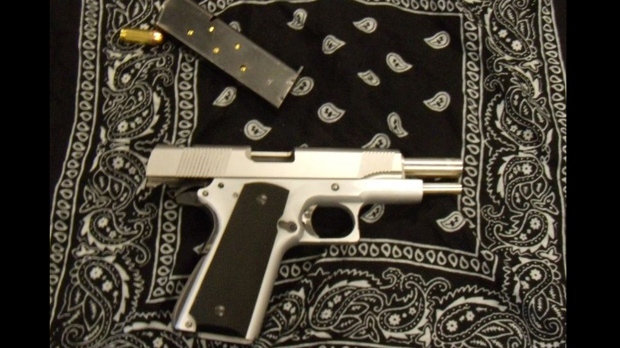 .45 handgun