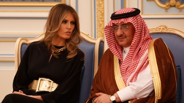 Melania Trump and Muhammad bin Nayef