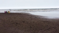 Woodbine Beach flooding